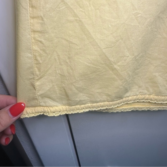 Talbots Y2K Tunic Tank Top. Butter Yellow. Size: 1X. 100% Cotton. - Picture 3 of 7